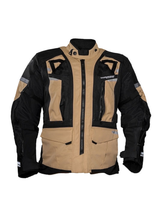 Virage Olympos 2 Men's Motorcycle Jacket 4 Seasons Waterproof Sand/Black