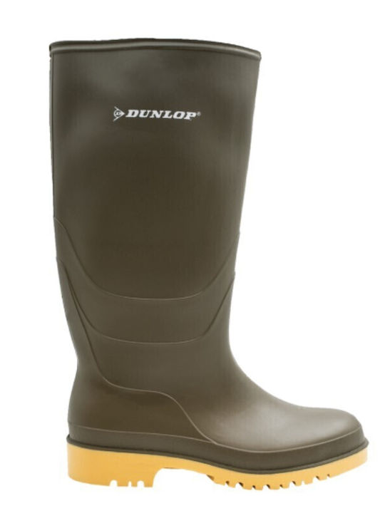 Dunlop Cizme de Siguranță Genunchi Verzi