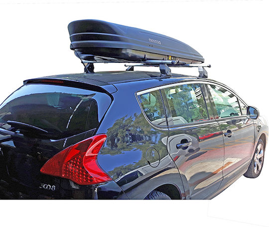 Menabo Aluminum Car Roof Bars Marathon Set with Roof Rack Legs and Lock MP.P3008.02