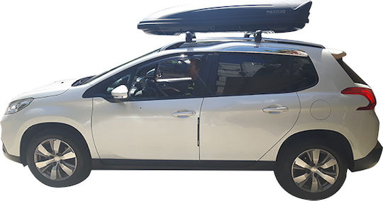 Menabo Roof Bars Aluminum 120cm. (with Roof Rack Legs) Silver