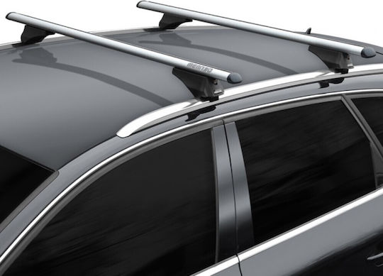 Menabo Autodachträger Aluminium Tiger 1185 Cm Silber Farbe BMW Serie 5 G61 Touring 5 Türen 2024 Flush oder Raised Dachreling-2 Stück 8490/μβ Mp.8490/mb-12