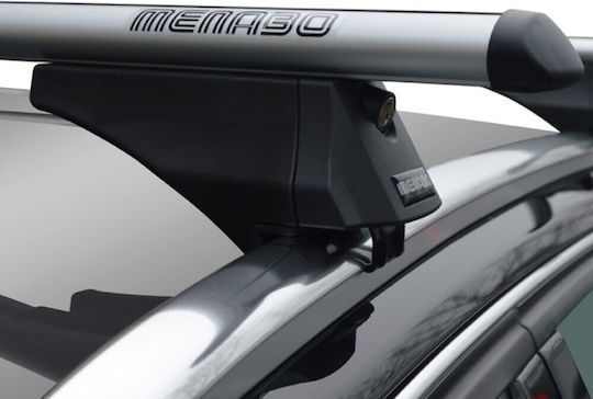 Menabo Autodachträger Aluminium Tiger 1185 Cm Silber Farbe BMW Serie 5 G61 Touring 5 Türen 2024 Flush oder Raised Dachreling-2 Stück 8490/μβ Mp.8490/mb-12
