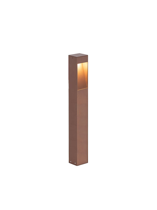 Viokef Lampa Post Mic LED Pentru Exterior 7W Cu Alb Cald IP65 Gri