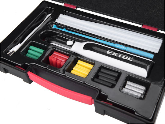 Extol 8891503 Pistol de lipit cu adeziv 4V pentru tije de silicon 7.2mm