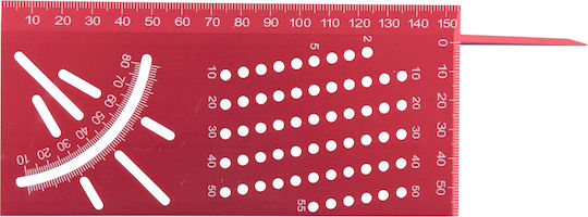 Fortum Carpenters Aluminum Angle Ruler