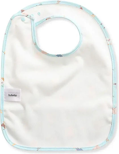Tutete Waterproof Bib Fabric with Button & Pocket Green