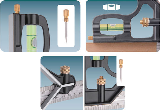 Echer Multifuncțional Extol Premium 8825105 300mm Metalic