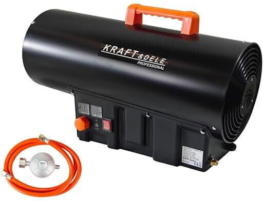 Kraft&dele Kd11706 Încălzitor pe Gaz 40kw Termostat Tambur Prelungitor 20m 3x2.5mm