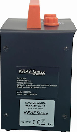 Kraft & Dele Încălzitor Electric Industrial 2.5kW