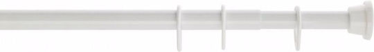 Grekon 1210 Telescopic Straight Shower Curtain Rod Aluminium Chrome Ø25mm 160-260cm