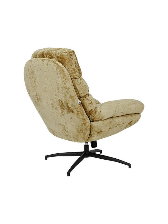 Fylliana Polstersessel mit Fußhocker Senfgelb 93x78x99cm