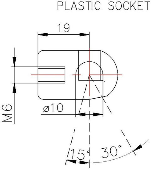 Fa Krosno Trunk Shock for Land Rover Range Rover