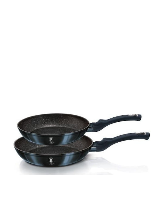 Berlinger Haus Aluminum Pans Set Aquamarine Edition with Stone Interior Coating 2 Pieces