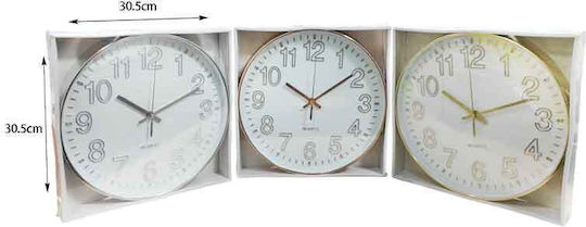 Wall Clock Gold Ø30cm