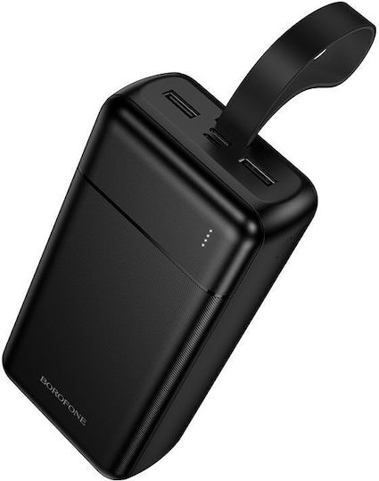 Borofone BJ88B Power Bank 30000mAh with 2 USB-A Output Ports Black
