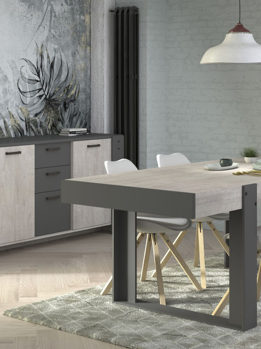 Trade Τραπέζι Τραπεζαρίας Ξύλινο 223x93x78εκ.
