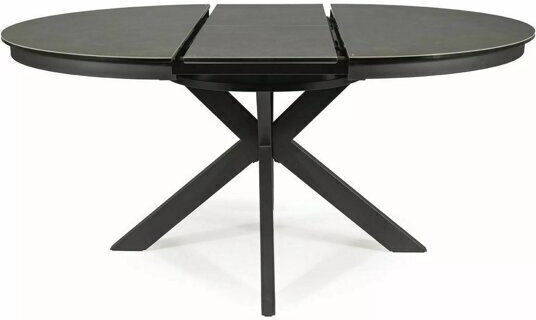 Detroit 998 Round Dining Room Extendable Black 76x76cm