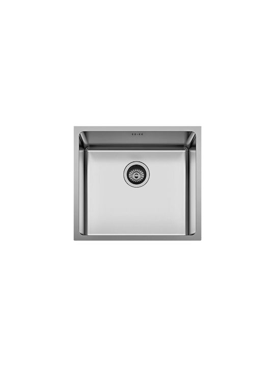 Karag BL 794 BL794 Undermount Sink Inox Satin W49xD44cm Silver