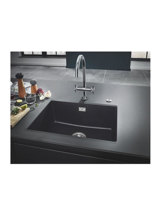 Grohe K 700 31655AP0 Drop-In Spüle aus Verbundgranulat B61xT46cm Granite Black