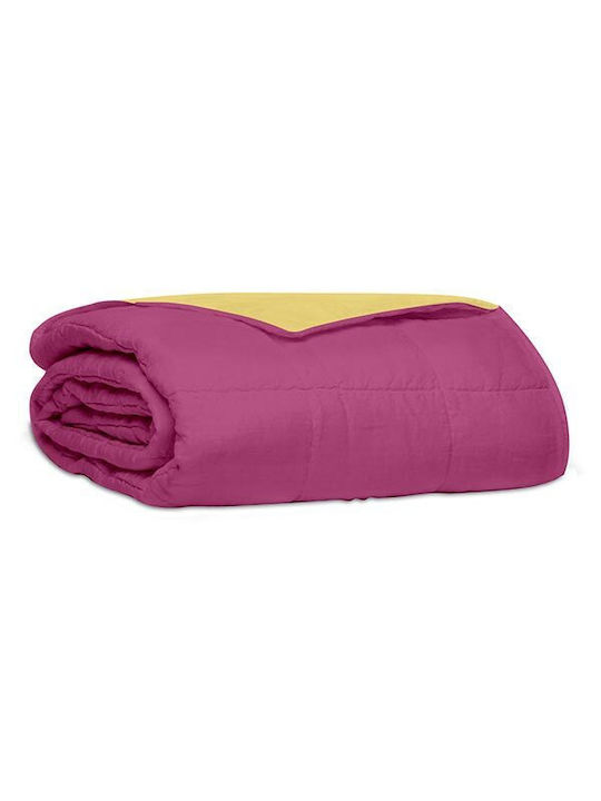 Sunshine Tagesdecken Monochrom Pink 160x220cm