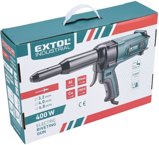 Riveting Gun Extol Elektrisch 8000N 400 W 2,3 Kg