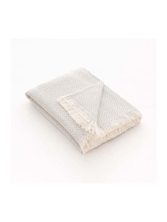 Sofazip Kenya Tagesdecke Übergröße Sand 230x260cm
