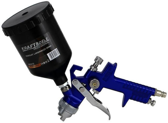 Kit De Vopsit Format Din Pistol De Vopsit Cu Aer 600ml Furtun 20m D2115+d677