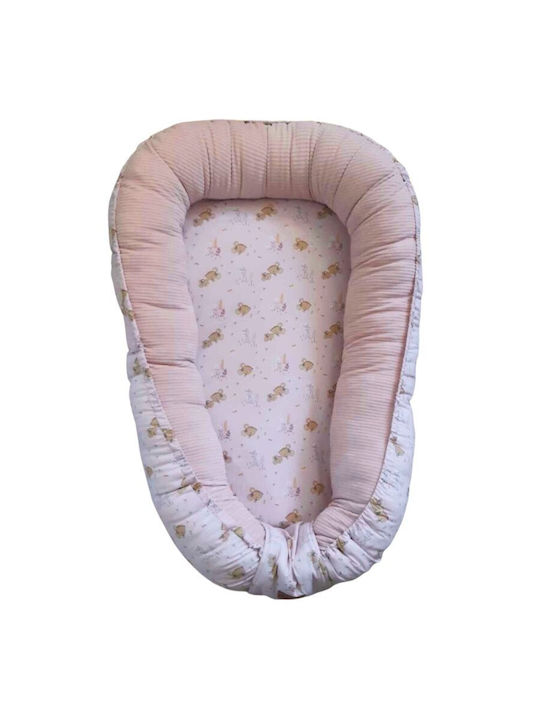 Baby Oliver Baby Nest Pink 75x110cm