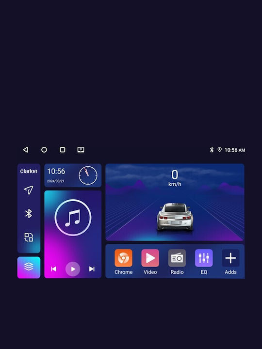 Clarion Sistem Audio Auto Pentru Porsche Cayenne 2002>2011 Bluetooth USB Wi-Fi GPS Apple CarPlay Android Auto