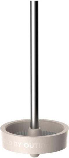 Outin LattoGo OTMF-LG-01-SS Milk Frother for Hot & Cold Milk Foam with Non-Stick Coating