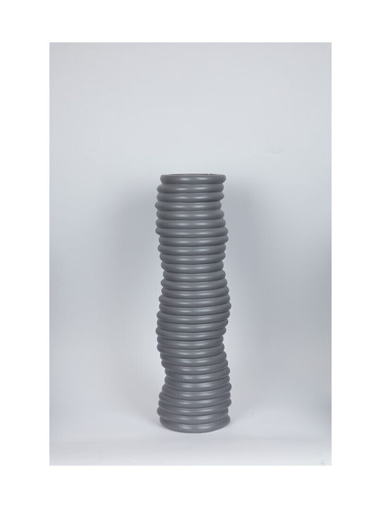 Decorative Vase Gray 17.6x57cm