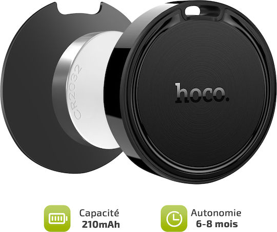Hoco E101 Compatible with Apple Find My & Google Find Hub Black