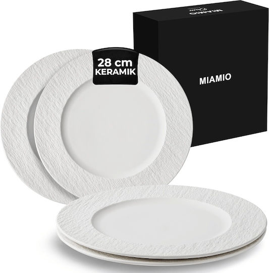 Miamio Alb Ceramică Set de Vase 20buc Miamio Alb Ceramică Set de Vase 20buc