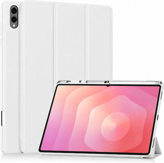 Techsuit Flex Trifold Stifthalter Samsung Galaxy Tab S11 Ultra Tab S12 Ultra Grau