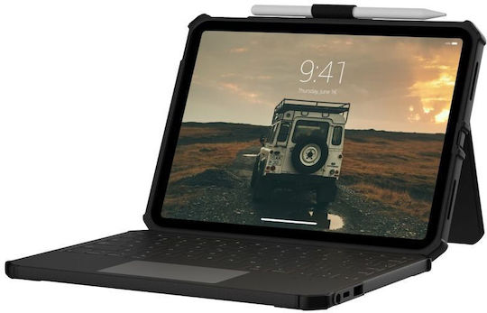 UAG Flip Cover with Keyboard in English UK Black (Ipad 10.9 10th Gen 11 A16)