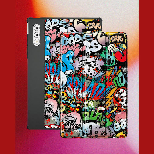 Techsuit Флип Капак Въртящ Се Издръжлив Многоцветен (Lenovo Yoga Tab Plus 12.7)