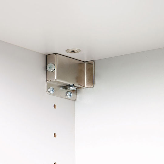 ArteLibre Metallic Corner Shelf