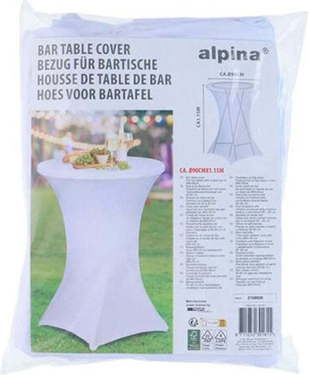 Alpina Switzerland Dining Table Cover White