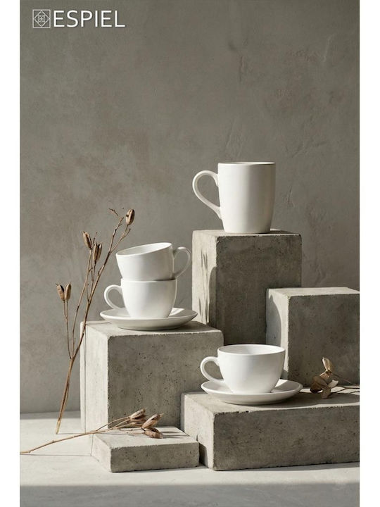 Espiel Morgan Morgan Cup Cappuccino from Porcelain White 400ml