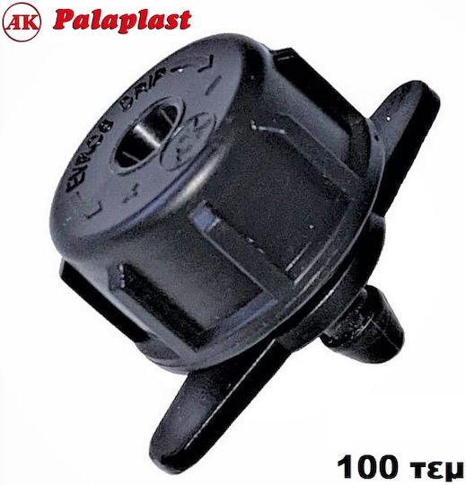 Palaplast Drip Head 100 Pieces Black