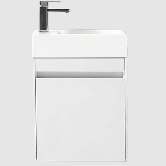 Martin Πάγκος με Νιπτήρα Μ45xΒ26xΥ43cm White