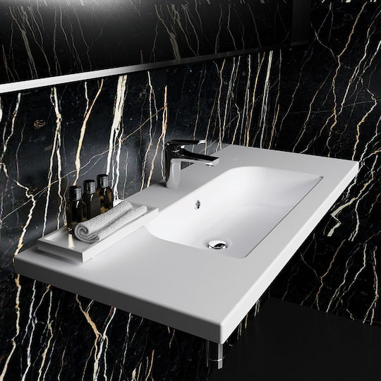 Orabella Bathroom Vanity Unit without Sink with Mirror M80xB45xH80cm 719
