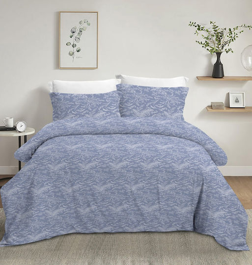 Olia Home Großes Doppelbett 220x240 Dusty Blue - Kc18500300 Olia Home Großes Doppelbett 220x240 Dusty Blue - Kc18500300