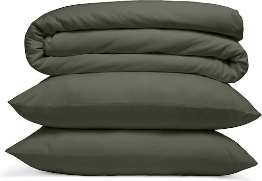 Set Huse Pentru Pilote 200x220cm Dublu Cu 2 Fețe De Pernă Gri