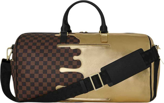 Sprayground Sharks In Paris Sack Voyage Gold Fabric