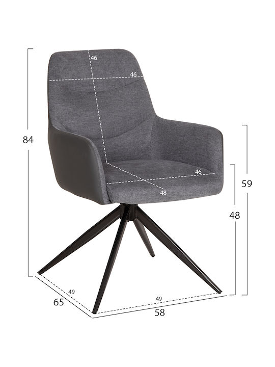 Esszimmermöbel-Set Vanta Erweiterbar mit 6 Stücken 140(+60)x90cm