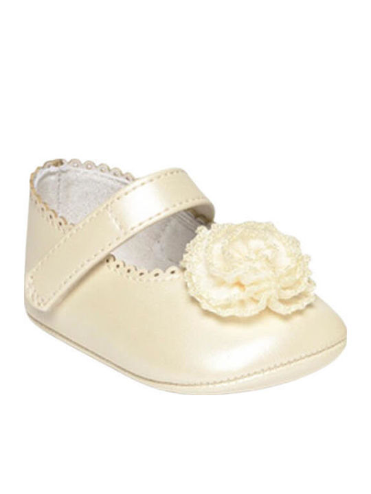 Mayoral Baby Soft-Sole Beige Ballet Flats