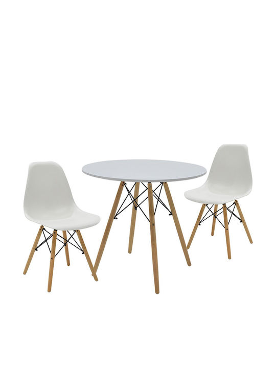 Dining Room Julita 3pcs 80x80cm