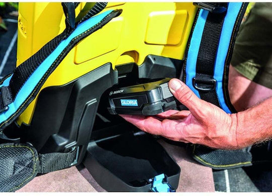 Gloria Pro 1200 Li-Ion Backpack Sprayer 18V Solo with 5Ah Battery with 12lt Capacity 3bar in Yellow Color