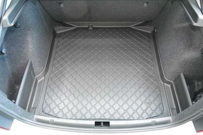 Aristar Trunk Mat Tray Type for Seat Toledo Skoda Rapid 2012 Black